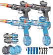 4PCS Electric Water Gun for Kids Adults,Mini Auto Squirt Gun with Flashing Muzzle,26FT Range,Leak-Proof Rechargeable Water Blaster for Summer Pool Beach Water Fights (Black+Blue) 🍁 All In One Marketplace Canada