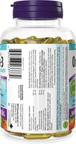 Webber Naturals Omega-3 with CoQ10, 80 Clear Enteric No Fishy Aftertaste Softgels, Supports Cardiovascular Health and Brain Function 🍁 All In One Marketplace Canada
