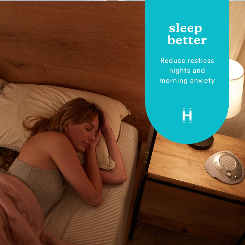 Homedics White Noise Sound Machine, Ambient Sleep Aid, Travel Friendly, 6 Relaxing Nature Sounds, Portable Soothing Relaxation Device for Home, Office, Nursery, Baby, Adults, with Timer 🍁 All In One Marketplace Canada