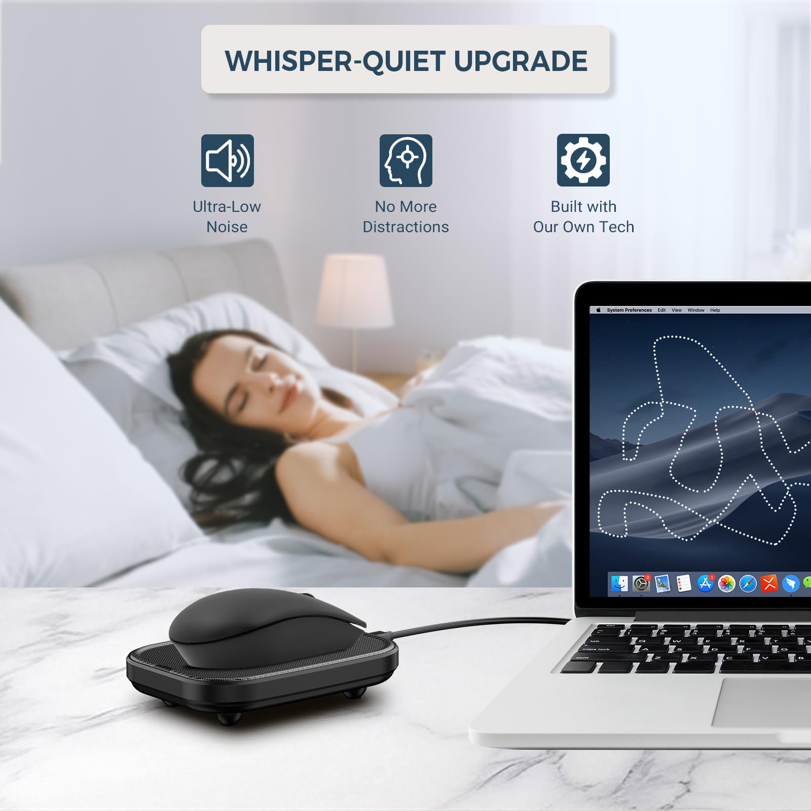 Yonktoo Mouse Jiggler Undetectable – Ultra Slim Mouse Mover with Realistic Movement, No Software Needed, Keeps Your PC Awake and Active, Keeps Computer Awake for Office or Remote Work - Black 🍁 All In One Marketplace Canada
