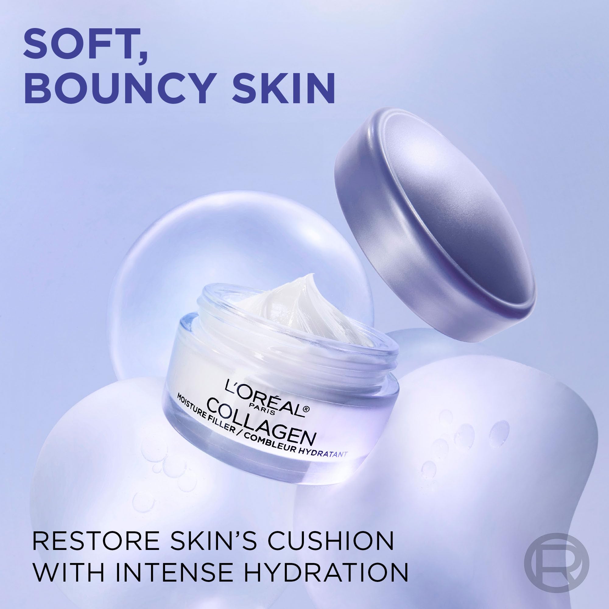L’Oréal Paris Anti-Aging Day Face Moisturizer and Night Moisturizer Face Cream, Korean Skincare Inspired, Glass Skin Hydrating Face Cream to Smooth Skin & Reduce Look of Wrinkles, Collagen Moisture Filler, 50 ml 🍁 All In One Marketplace Canada
