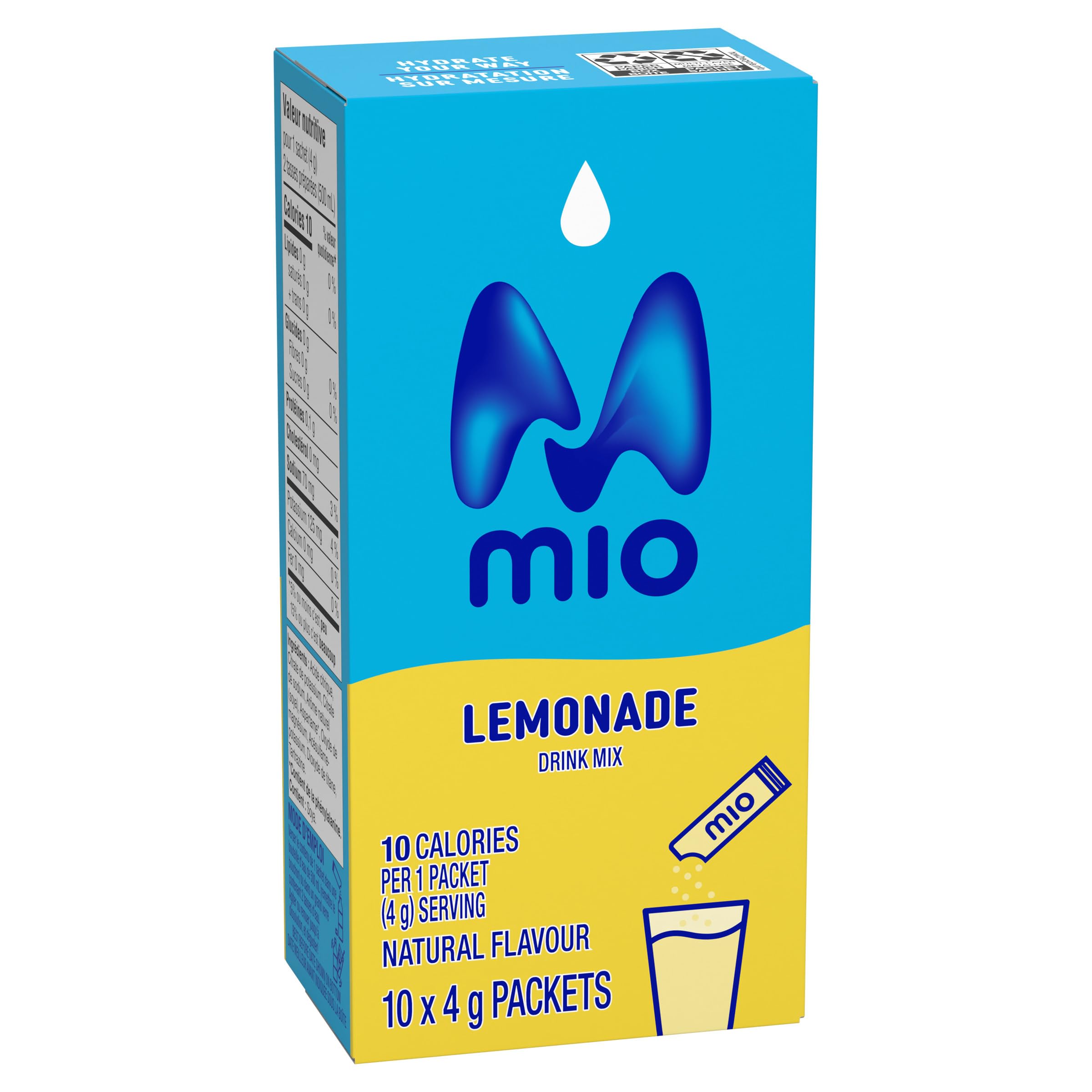 mio Lemonade Powdered Drink Mix, 8 ct. Case 🍁 All In One Marketplace Canada