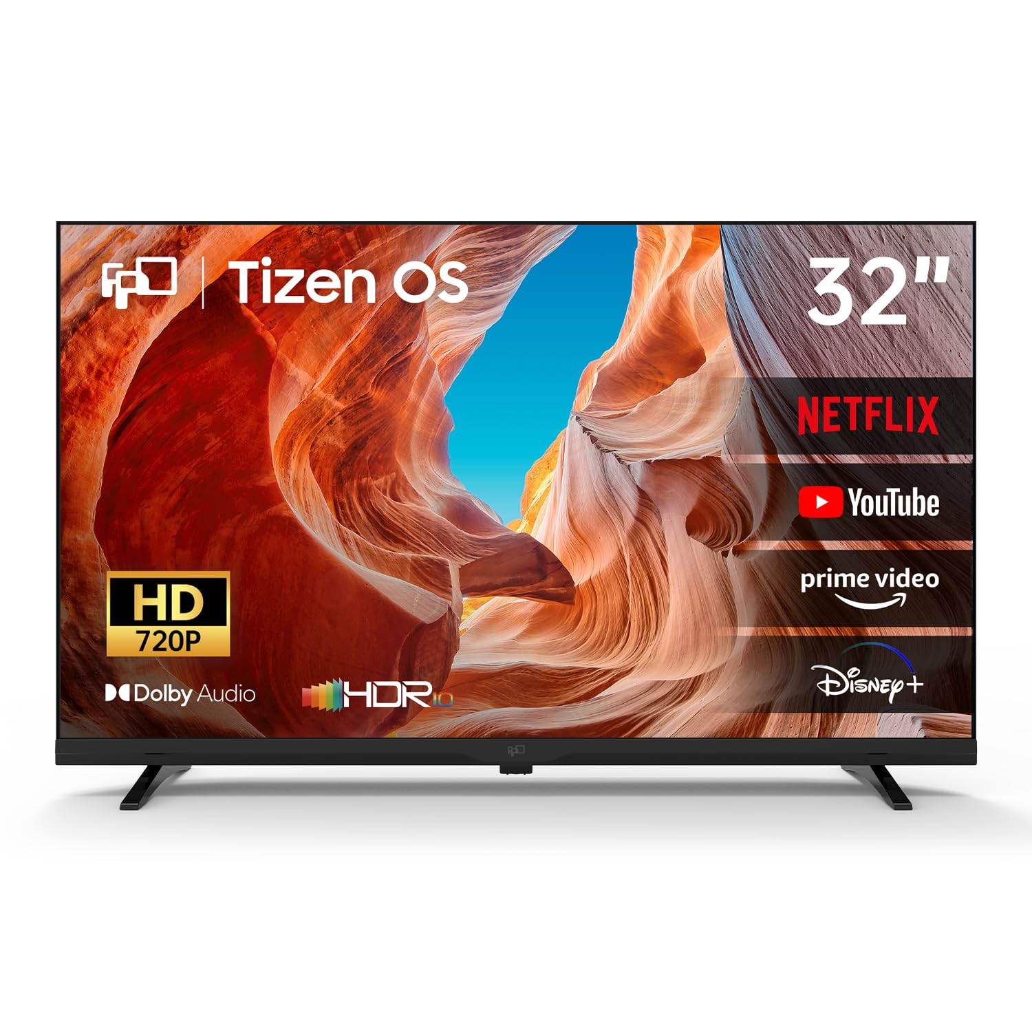 FPD 32 Inch Smart TV 720p HD Powered by Tizen OS Compatible with Samsung TV Plus, Dolby Audio, HDR 10, Gaming Hub, SmartThings, Voice Control, Built-in Miracast, Flat Screen Television (AT32-P1, 2026) 🍁 All In One Marketplace Canada
