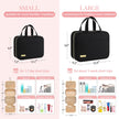 HOTOR Travel Toiletry Bag - Toiletry Bag w/Hanging Hook for Women & Men, Makeup Bag/Big Comparment, Waterproof for Travel Accessories, Travel Essentials, Small, Black 🍁 All In One Marketplace Canada