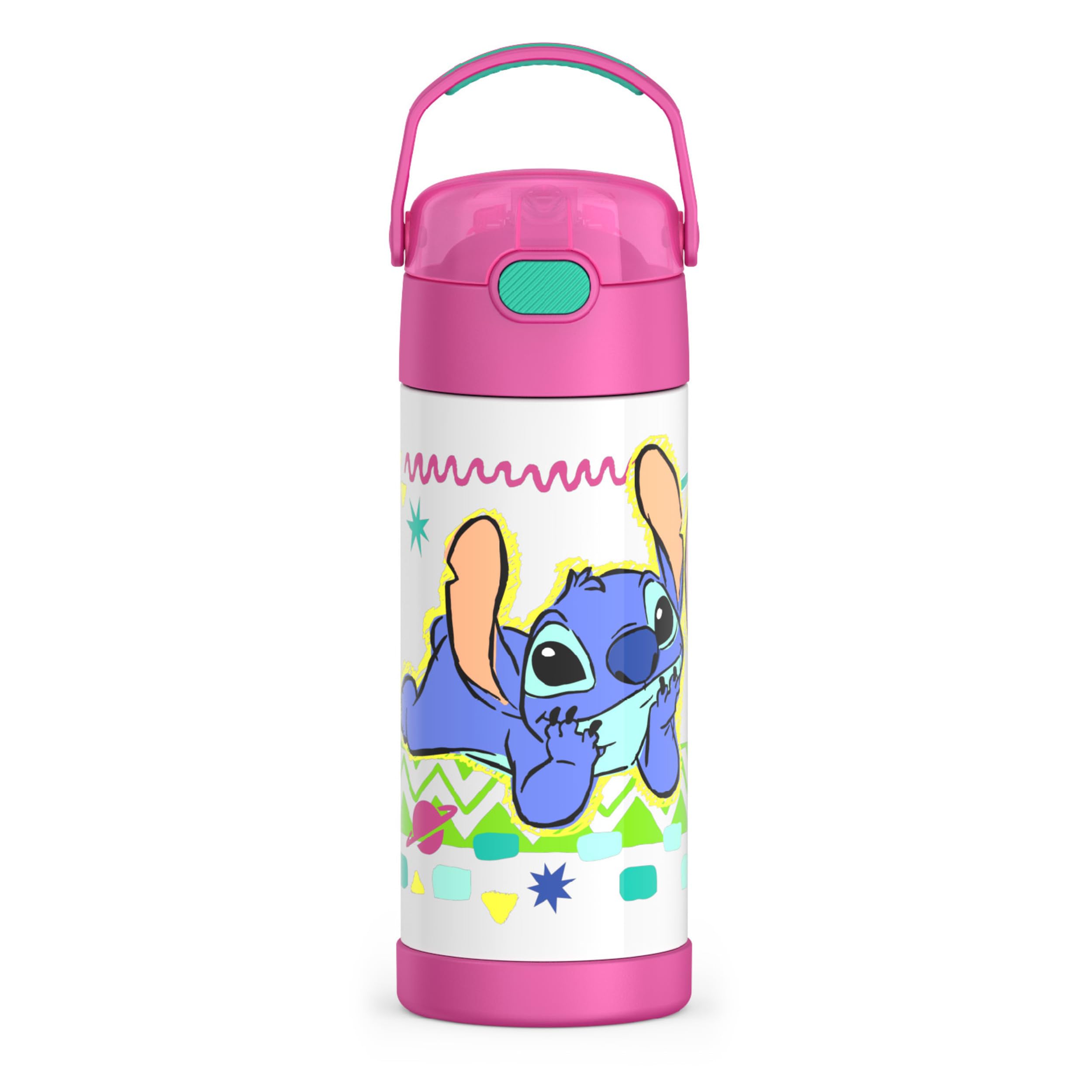 THERMOS FUNTAINER Water Bottle with Straw, 14oz, Stitch 🍁 All In One Marketplace Canada