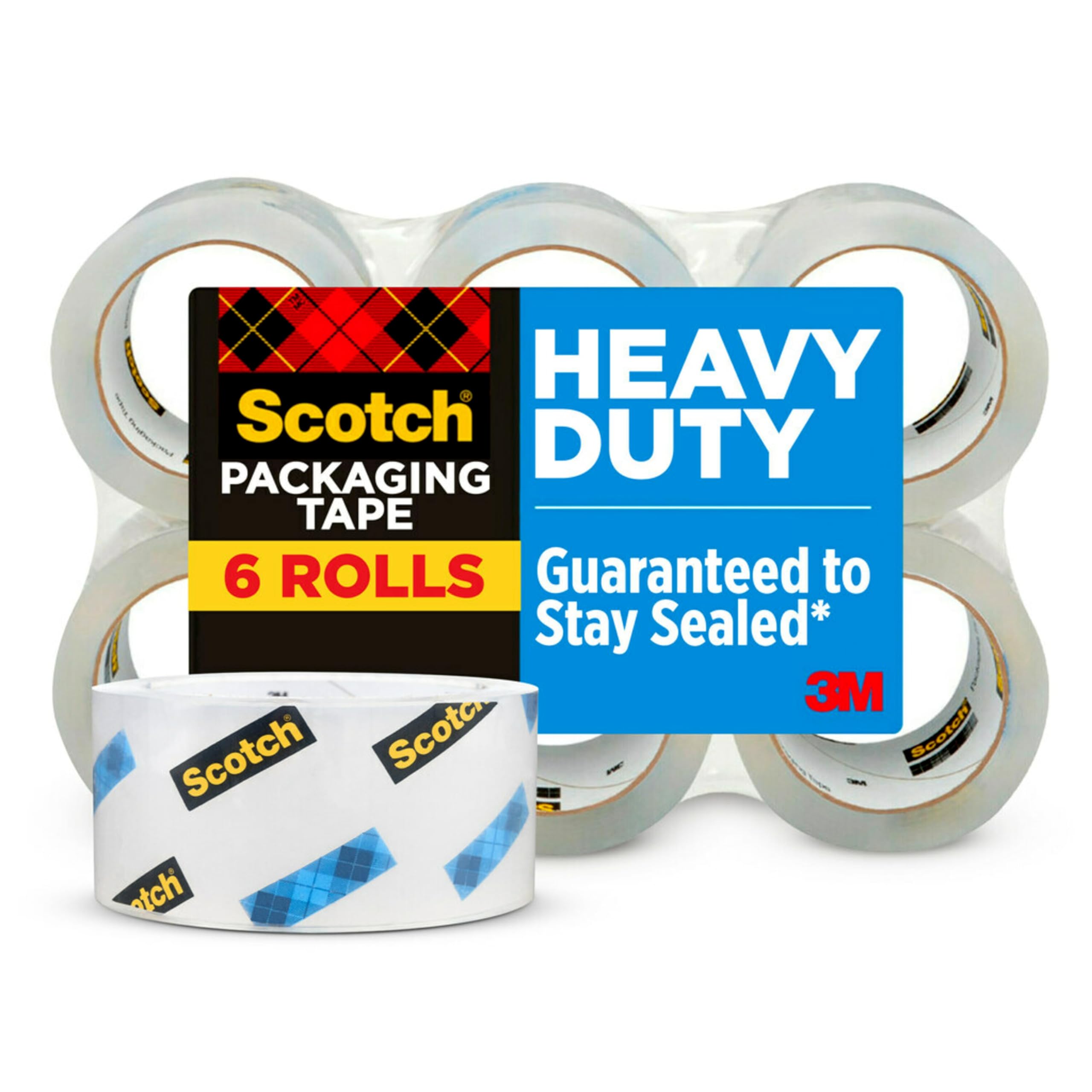 Scotch Packing Tape Heavy Duty Shipping Tape, 1.88