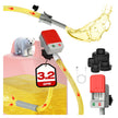 2026 Upgraded Electric Fuel Transfer Pump with Auto-Stop, 3.2 Gallon per Min, USB & Battery Powered, 51