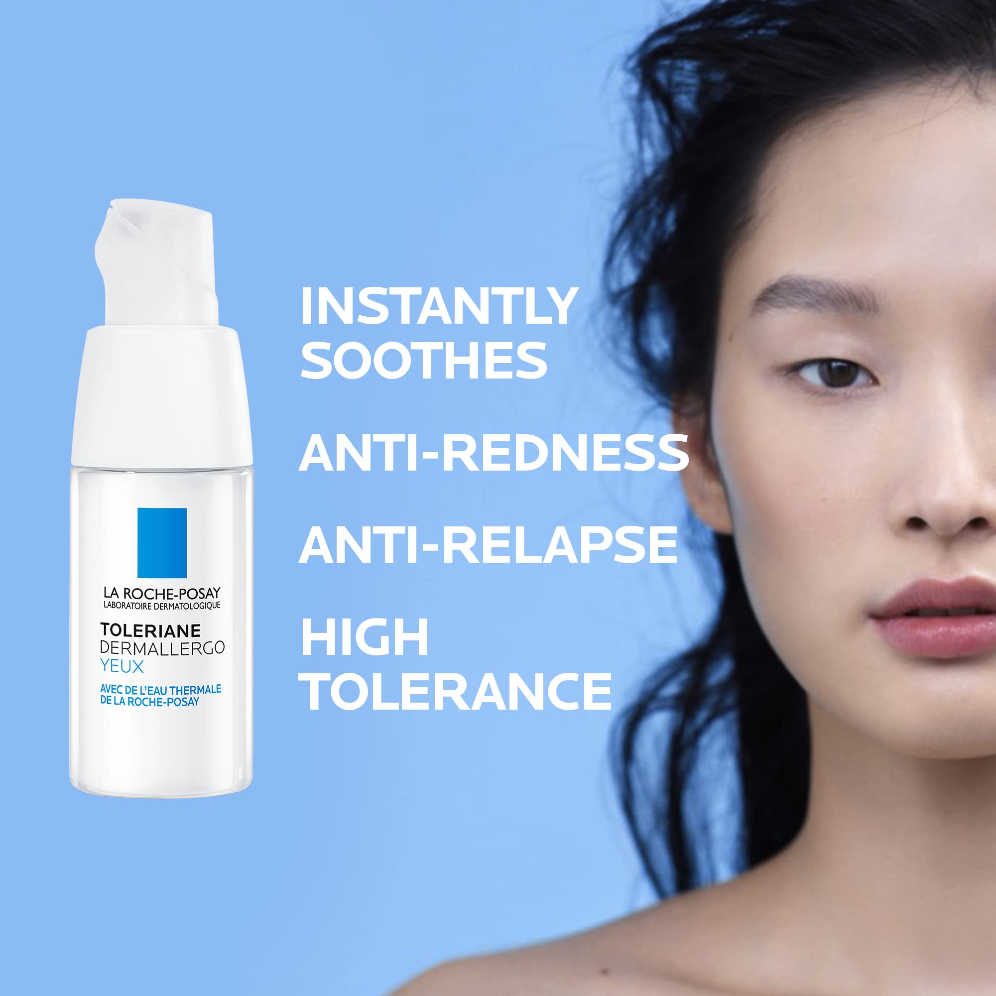 La Roche-Posay Eye Cream for Sensitive Skin, Toleriane Dermallergo Eye Cream, Intense Soothing Care with Shea Butter and Glycerin, Allergy Tested & Fragrance Free, 20ml 🍁 All In One Marketplace Canada