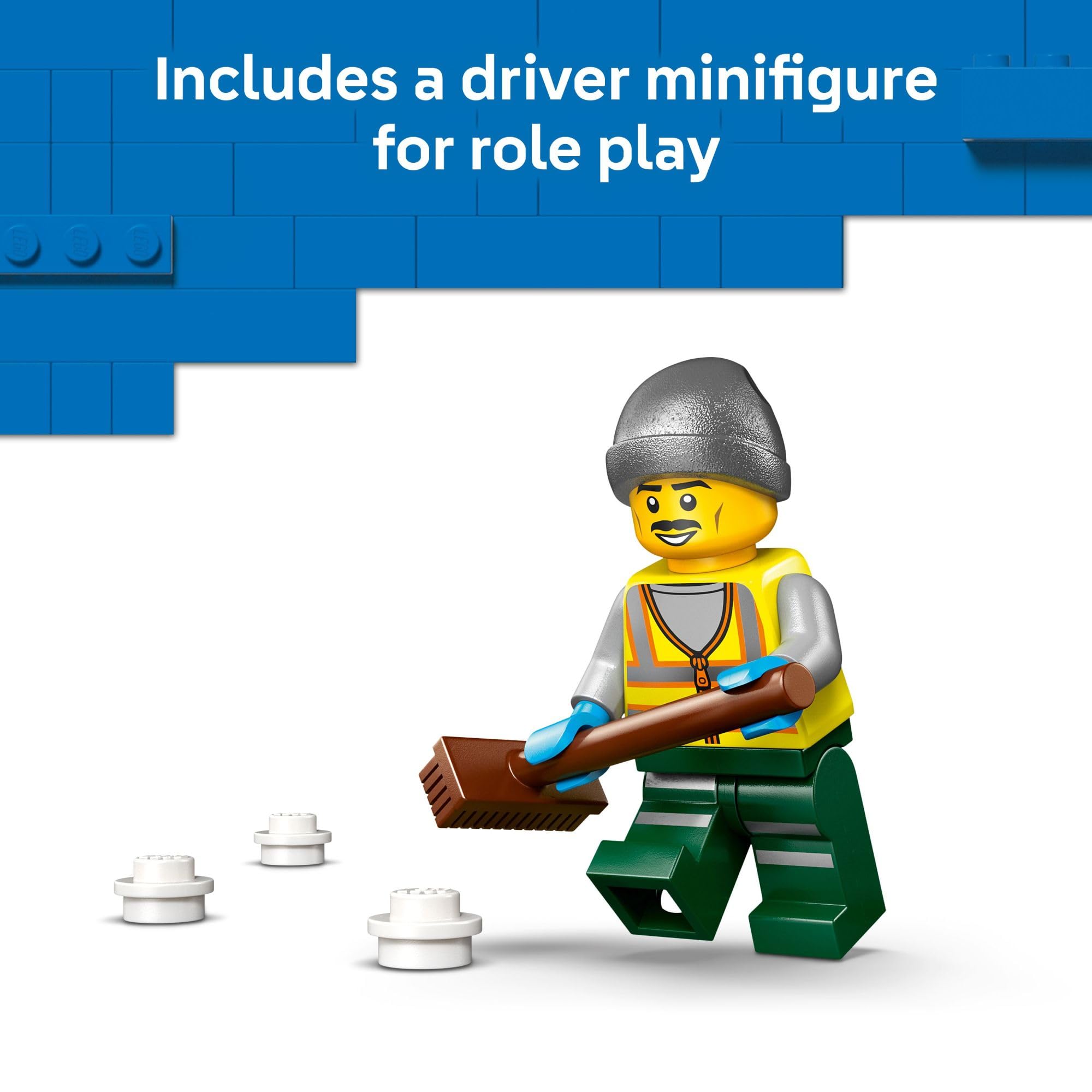 LEGO City Snowplow Truck Building Toy for Kids - Pretend Play Vehicle for Boys & Girls, Ages 5+ - Toy Truck W/Movable Plow & Driver Minifigure - Gift Idea for Birthdays - 60490 🍁 All In One Marketplace Canada