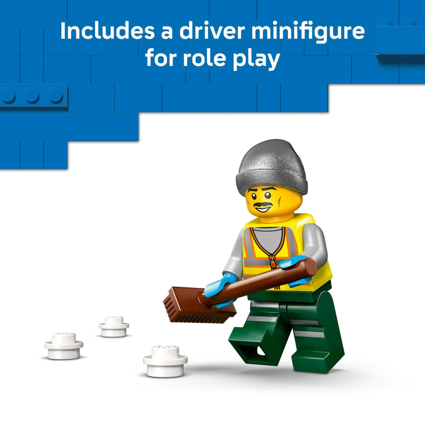 LEGO City Snowplow Truck Building Toy for Kids - Pretend Play Vehicle for Boys & Girls, Ages 5+ - Toy Truck W/Movable Plow & Driver Minifigure - Gift Idea for Birthdays - 60490 🍁 All In One Marketplace Canada