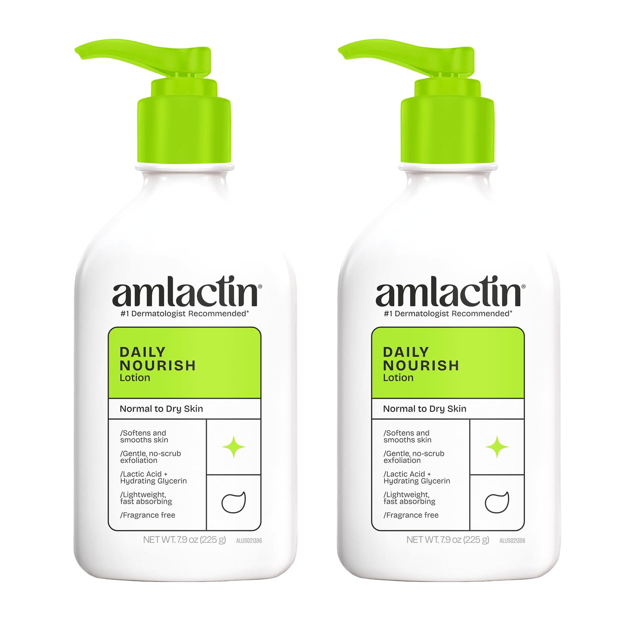 Sandoz Amlactin Daily Moisturizing Body Lotion 12%, Twin Pack 🍁 All In One Marketplace Canada