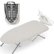 KINGBOARD Tabletop Ironing Board, Small Iron Board with Iron Rest, Folding Iron Board, Extra Thick Cover, Portable Tabletop Ironing Board with Non-Slip Feet, 30x12 Beige 🍁 All In One Marketplace Canada
