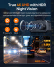 70mai A810 Lite 4K Dash Cam Front and Rear, 5GHz WiFi 6 DashCam, Car Camera with GPS Tracking, HDR Night Vision, 24H Parking Mode, Voice Control, Emergency Lock, Loop Recording, Support 512GB Max 🍁 All In One Marketplace Canada