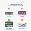 Litter Genie Standard Sqaure Refill Bags, 6-Pack, 84 ft of Continuous Film 🍁 All In One Marketplace Canada