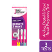 First Response Triple Check - Pregnancy Test Kit - Test 3 Ways- Over 99% Accurate - Analog (2 Count) - Digital (1 Count) - 3 Tests 🍁 All In One Marketplace Canada