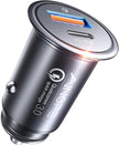 AINOPE 67.5W Mini Cigarette Lighter Adapter, [True Dual Fast Charge] Car Charger USB C Fast Charger, USB C Car Charger, Aero-Grade Metal 12V USB Outlet for iPhone 17 16 Pro Max Air Samsung Android 🍁 All In One Marketplace Canada