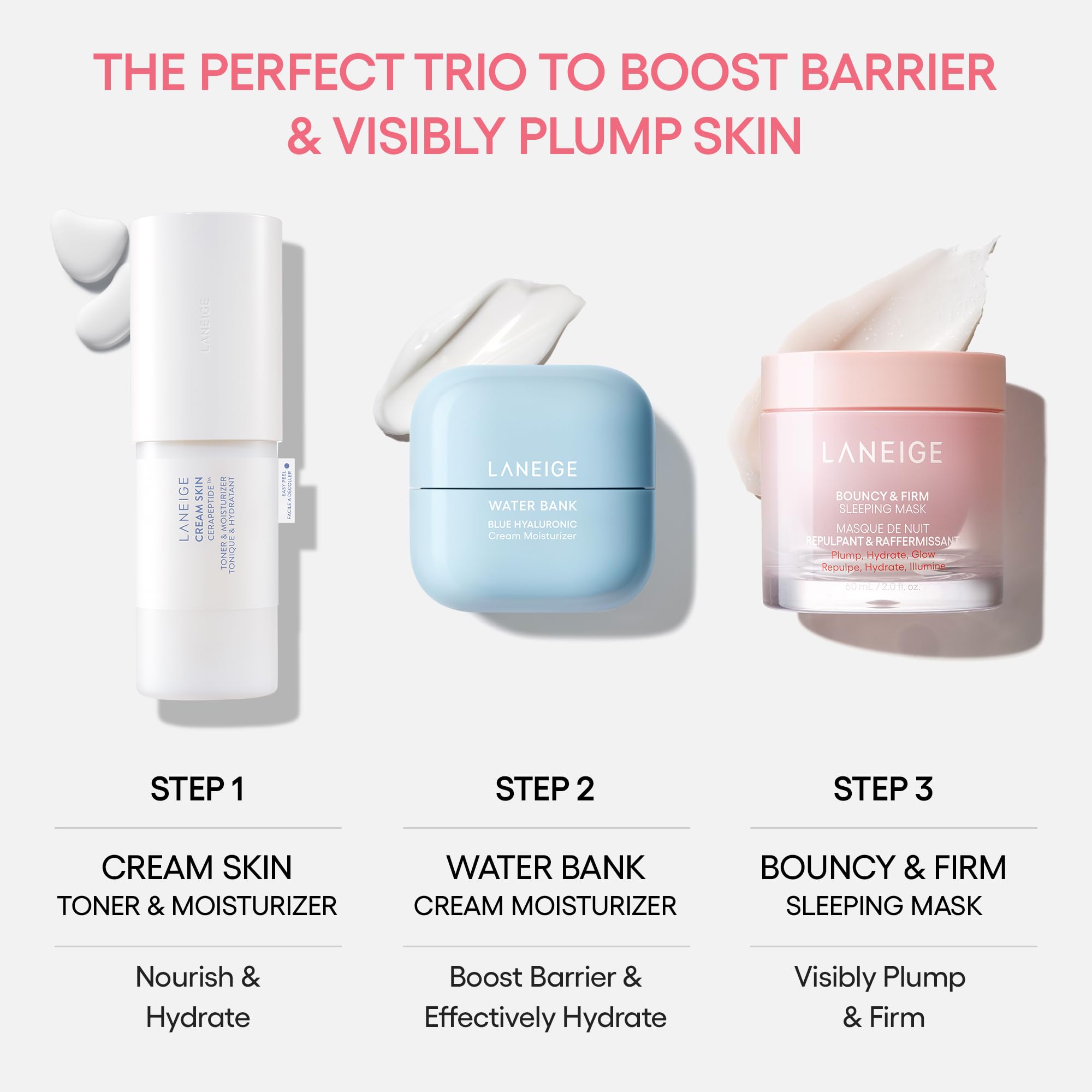 LANEIGE Bouncy and Firm Sleeping Mask: Revitalize, Smooth, Peony & Collagen Complex, Barrier-Boosting Hydration 🍁 All In One Marketplace Canada