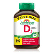 Jamieson Vitamin D3 1,000 IU Tablets, Supports Immune Health, Strong Bones, and Teeth, Enhances Calcium and Phosphorus Absorption. Vegetarian, Non-GMO, Gluten-Free, One Per Day, 500 Count, Proudly Canadian 🍁 All In One Marketplace Canada