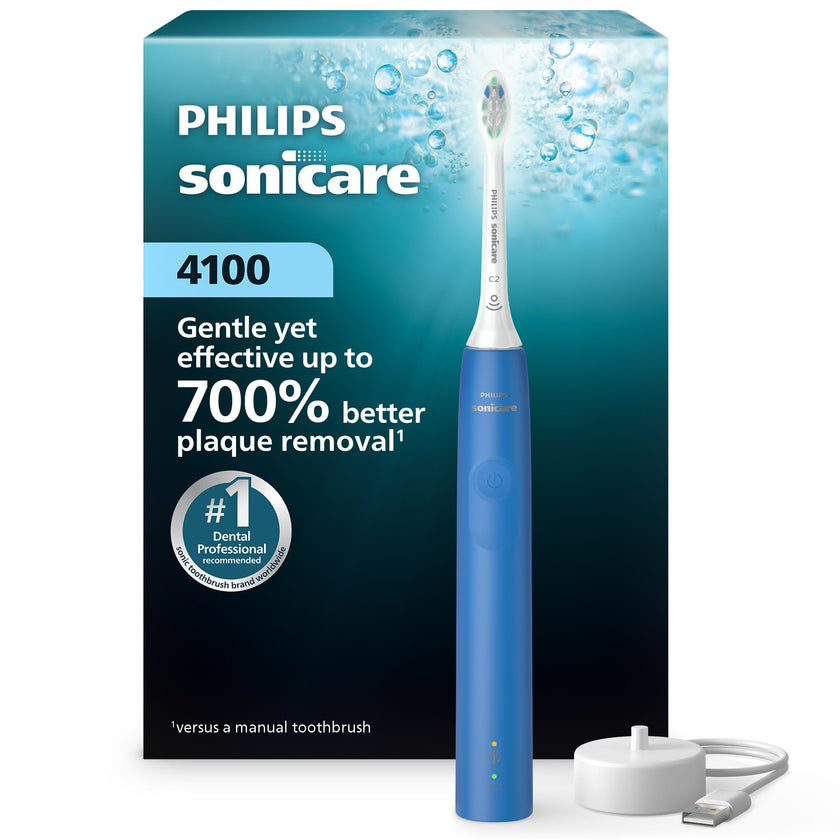 Philips Sonicare 4100 Rechargeable Electric Toothbrush, Azure Blue, HX3681/27 🍁 All In One Marketplace Canada