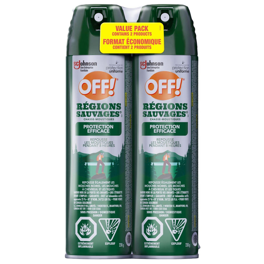 OFF! Deep Woods Mosquito Repellent Spray, 25% DEET Insect Spray, 8 Hours Bug Protection, Bug Repellent Camping Hiking Hunting, 360° Continuous Spray, Safe for Clothing & Skin, 2-Pack, 230g 🍁 All In One Marketplace Canada