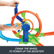 Hot Wheels Toy Car Track Set, Launch and Loop Playset & 1:64 Scale Die-Cast Vehicle, Crash Area on Figure 8 Track with Loop-Kicker Booster 🍁 All In One Marketplace Canada