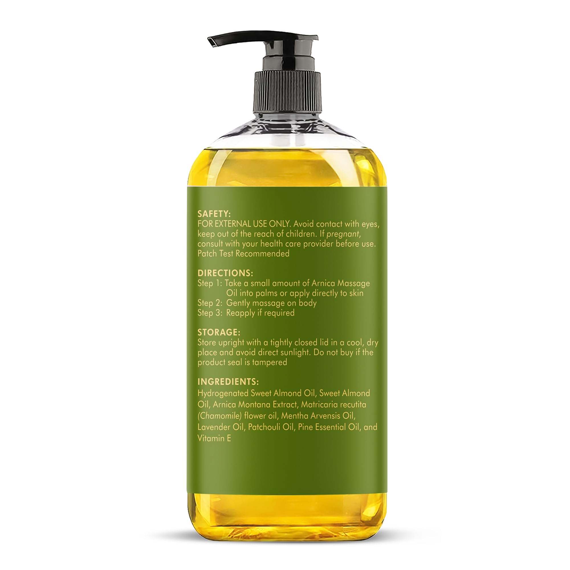 MAJESTIC PURE Arnica Massage Oil for Massage Therapy - with Lavender and Chamomile Essential Oils - Multipurpose Instant Absorption Full Body Massage - 8 fl. oz 🍁 All In One Marketplace Canada