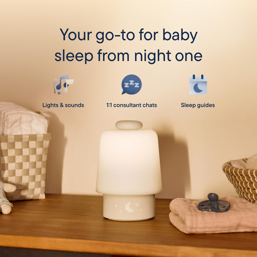 Hatch Baby Sound Machine, Night Light | Hatch Baby Model | Sleep Support | Registry Essential, Routine Builder, Time-to-Rise Alarm Clock, White Noise, Nursery Stories, Toddler Kids (Wi-Fi), Putty 🍁 All In One Marketplace Canada