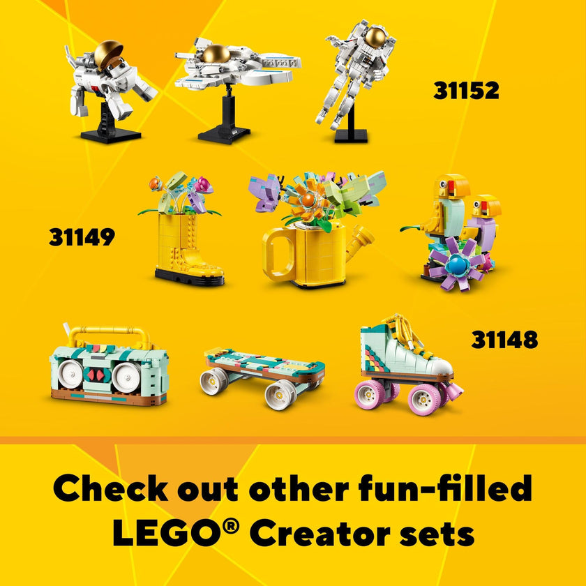 LEGO Creator 3 in 1 Retro Camera Toy, Transforms from Toy Camera to Retro Video Camera to Retro TV Set, Photography Gift for Boys and Girls Ages 8 Years Old and Up Who Enjoy Creative Play, 31147 🍁 All In One Marketplace Canada