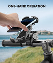 WOCBUY Bike Phone Mount, Upgrade [1s Lock][Secure Protection] Motorcycle Phone Mount, [360° Rotatable] Phone Holder for Bike Handlebar Compatible with iPhone/Samsung 4.7-6.8