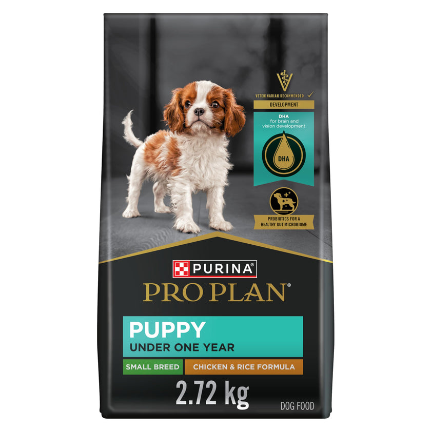 Purina Pro Plan Small Breed Dry Puppy Food, Chicken & Rice - 2.72 kg Bag 🍁 All In One Marketplace Canada