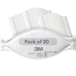 3M Aura Particulate Respirator 9205+, N95, Pack of 20 Disposable Respirators, Individually Wrapped, 3 Panel Flat Fold Design Allows for Facial Movements, Comfortable, NIOSH Approved 🍁 All In One Marketplace Canada