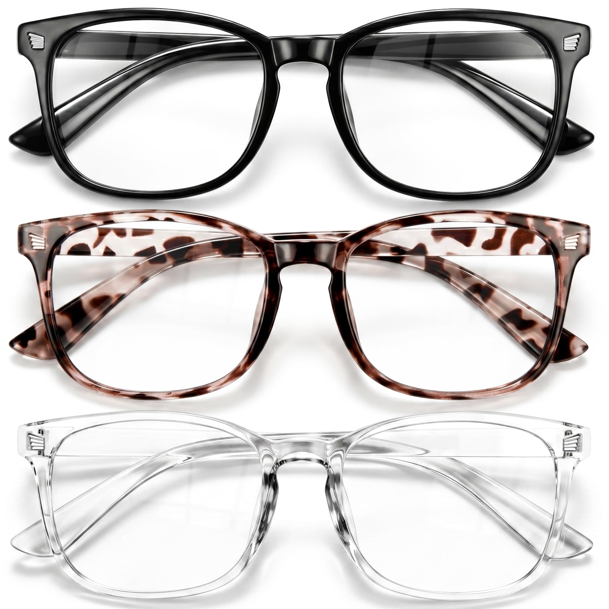 Gaoye Blue Light Blocking Glasses, Fashion Square Fake Nerd Eyewear Anti UV Ray Computer Gaming Eyeglasses Women/Men 🍁 All In One Marketplace Canada