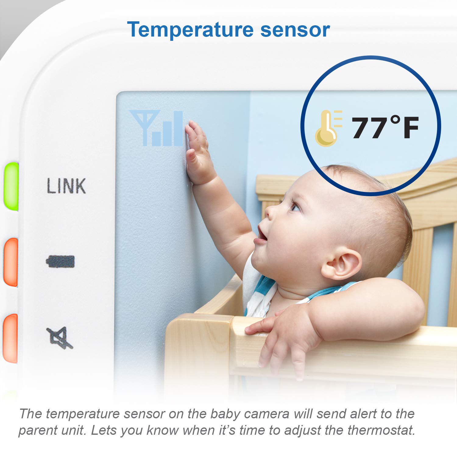 VTech VM3252-2 Digital Video Baby Monitor with 2.8