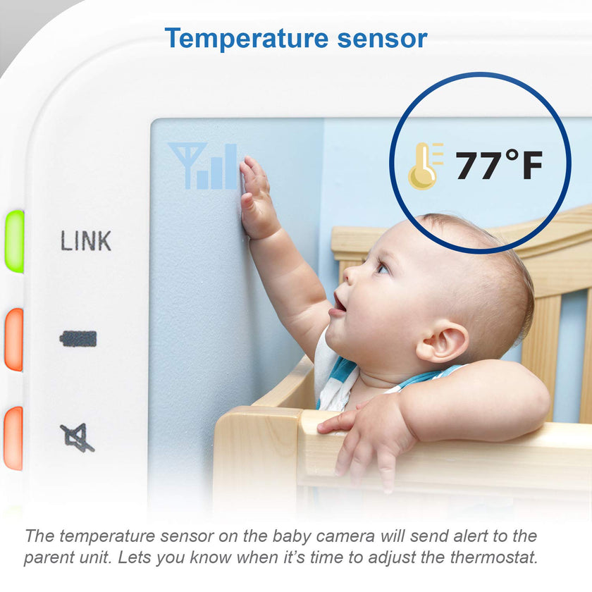 VTech VM3252-2 Digital Video Baby Monitor with 2.8