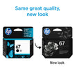 Original HP 67 Black Ink Cartridge | Works with HP DeskJet 1255, 2700, 4100 Series, HP Envy 6000, 6400 Series | Eligible for Instant Ink | 3YM56AN 🍁 All In One Marketplace Canada