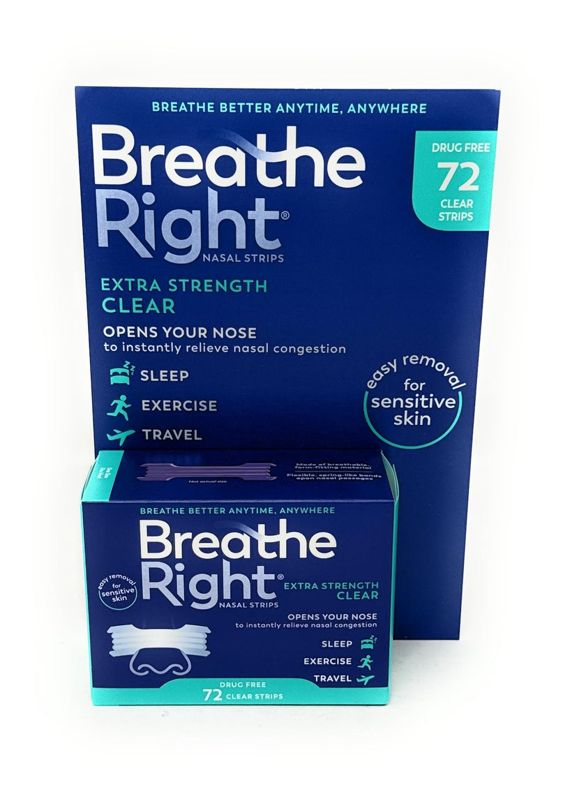 Breathe Right BR Clear Nasal Strips 72 Ct 🍁 All In One Marketplace Canada