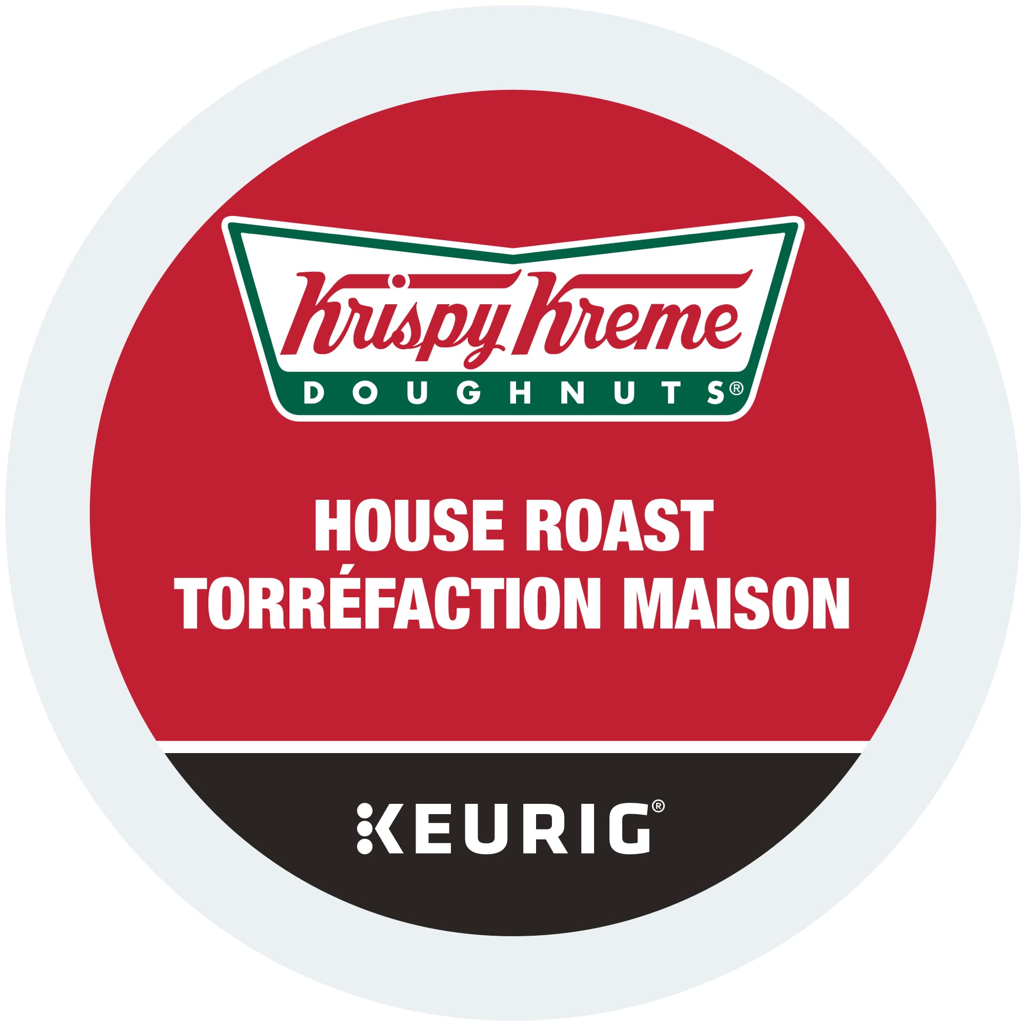 Krispy Kreme Doughnuts Smooth House Roast Single Serve Keurig Certified K-Cup pods for Keurig brewers, 30 Count (Pack of 1) 🍁 All In One Marketplace Canada