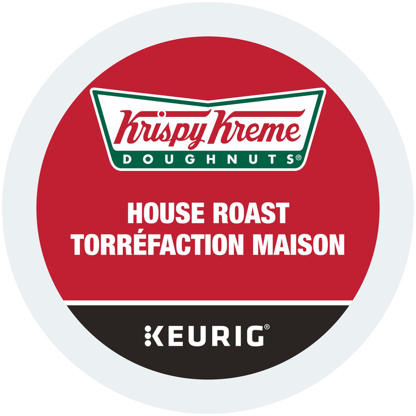 Krispy Kreme Doughnuts Smooth House Roast Single Serve Keurig Certified K-Cup pods for Keurig brewers, 30 Count (Pack of 1) 🍁 All In One Marketplace Canada