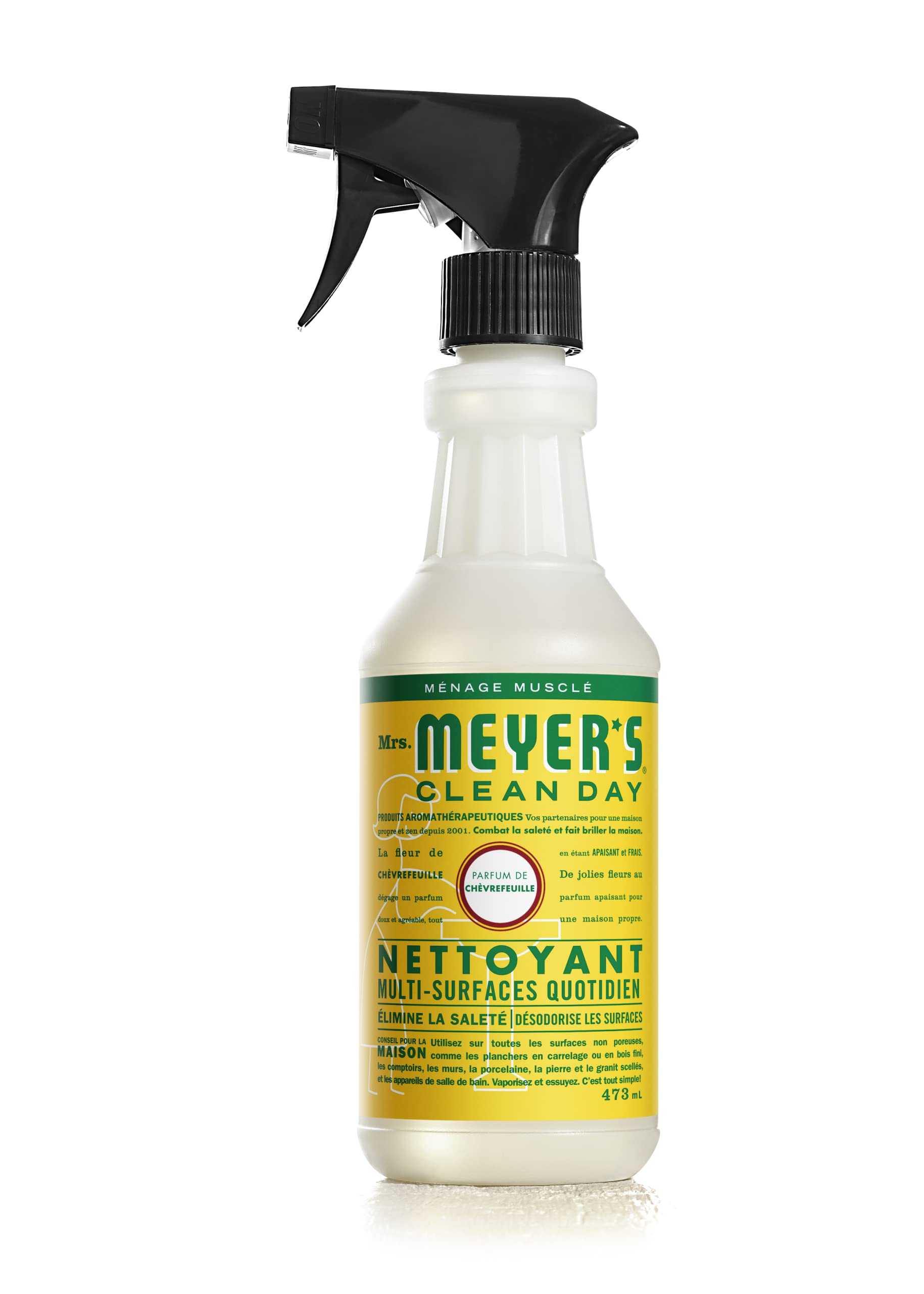 Mrs. Meyer's Clean Day Multi-Surface Cleaner Spray, All-Purpose Cleaner Solution for Home & Kitchen, Honeysuckle Scent, 473 ml Spray Bottles, 4 Pack 🍁 All In One Marketplace Canada