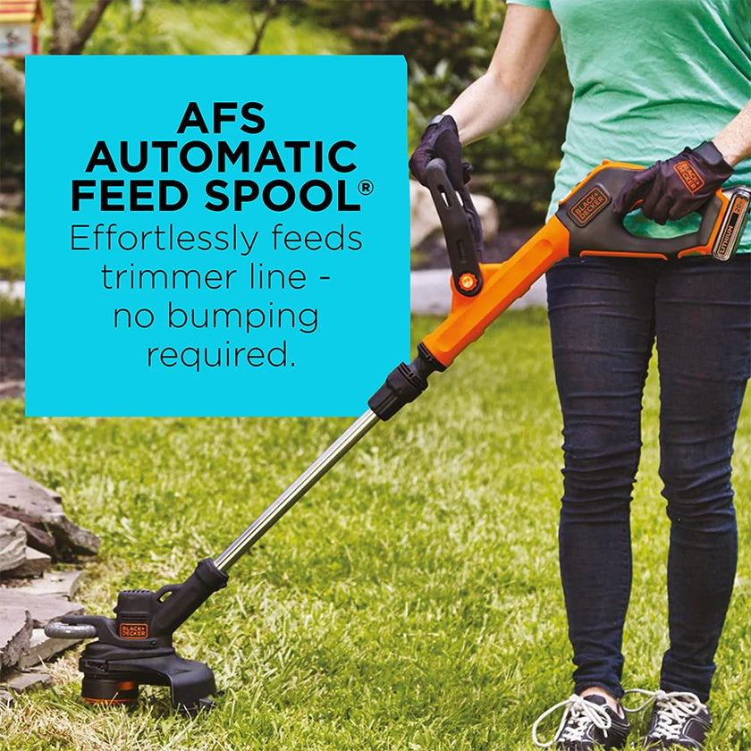 BLACK+DECKER 20V MAX Cordless String Trimmer with Power Drive Transmission, 2-Speed Control, Auto Feed, 12-Inch (LST522-CA) 🍁 All In One Marketplace Canada