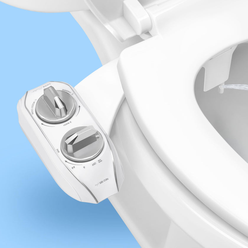 LUXE Bidet NEO 185 Plus - Patented Bidet Attachment for Toilet, Chrome 🍁 All In One Marketplace Canada