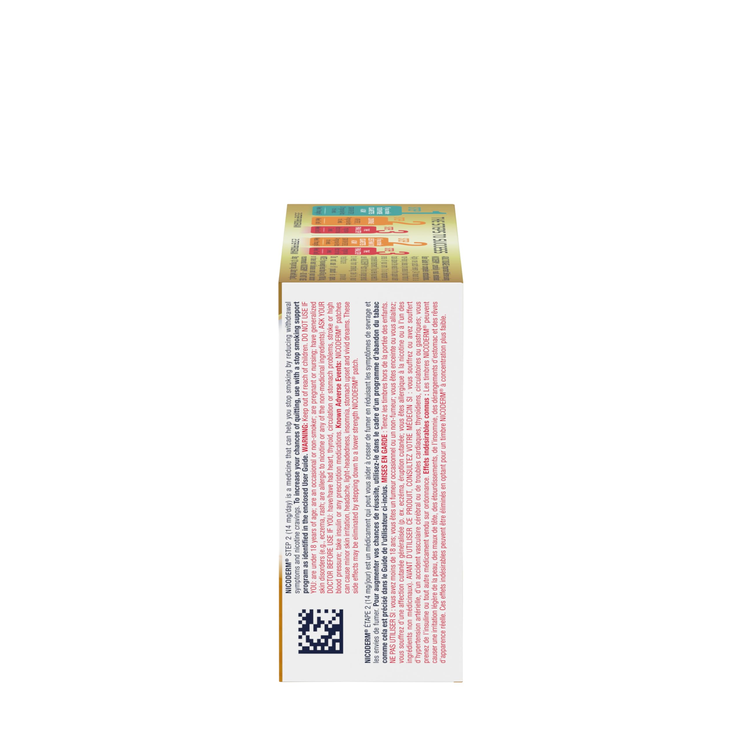 Nicoderm Step 2 Clear Patches, Quit Smoking and Smoking Cessation Aid, 14 mg of Nicotine/Day, 7 Count 🍁 All In One Marketplace Canada