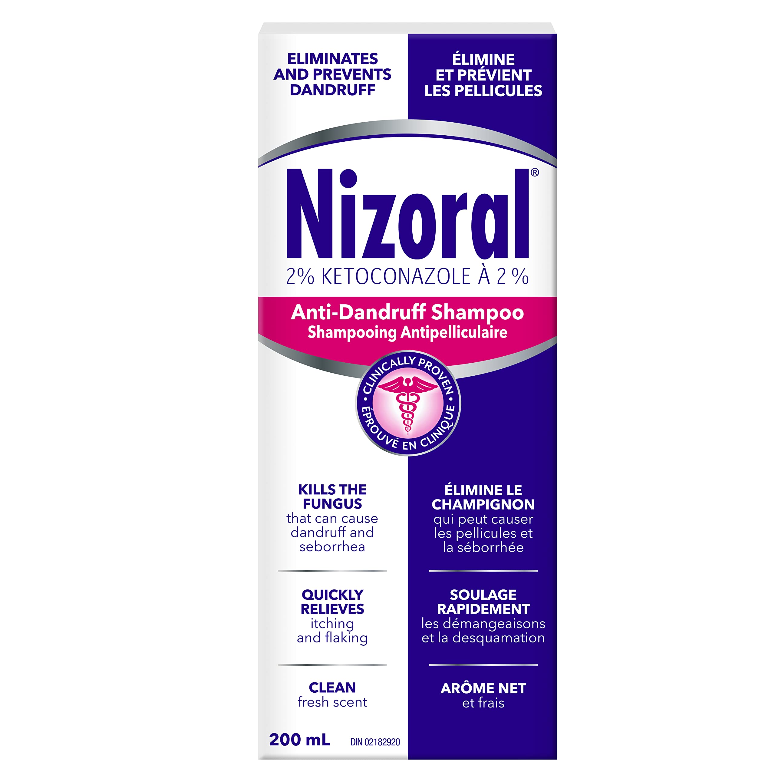 Nizoral Anti-Dandruff Shampoo with 2% Ketoconazole, Fresh Scent, 200ml 🍁 All In One Marketplace Canada