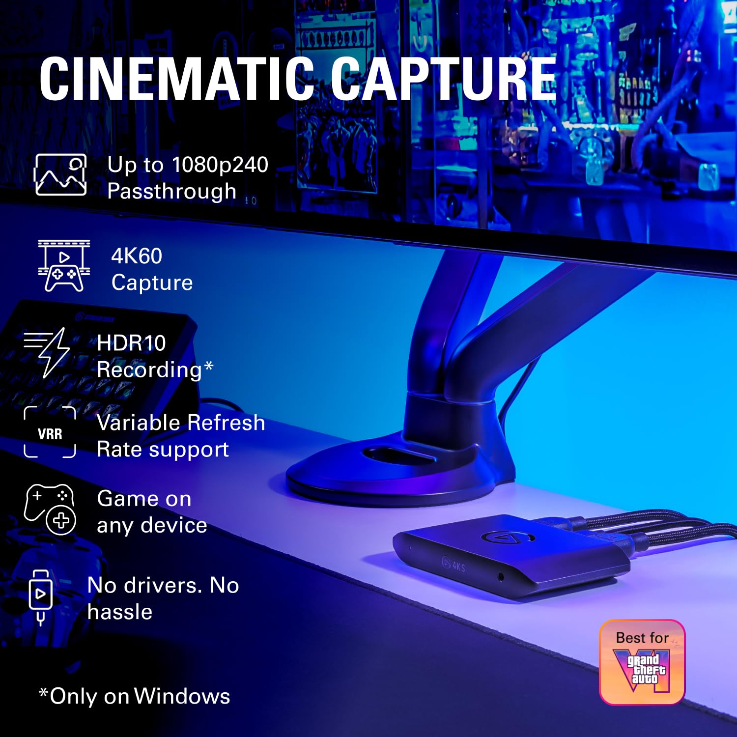 Elgato 4K S Capture Card for PS5, Xbox Series X/S, Switch 2 🍁 All In One Marketplace Canada