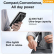 COPINK Power Bank with Built in Cables, 25000mAh Fast Charging Portable Charger,5 Output 2 Input LED Display Slim External Battery Pack for iPhone, Samsung, Android Phones, Tablets 🍁 All In One Marketplace Canada