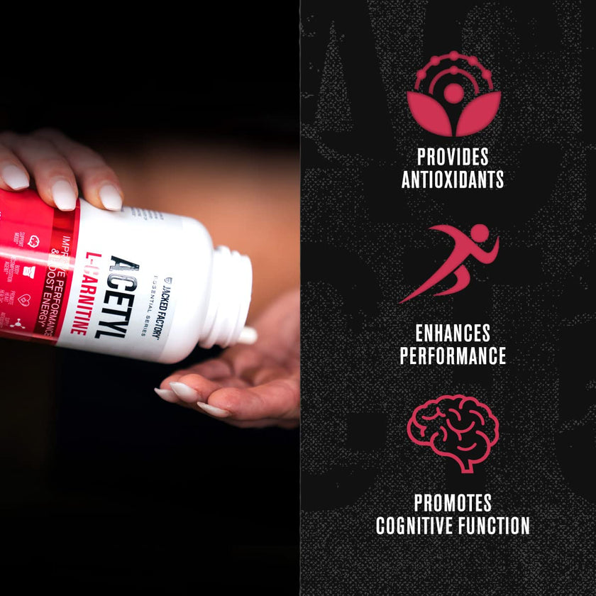 Acetyl L Carnitine Supplement 750mg - Extra Strength L-Carnitine (ALCAR) for Energy, Mood Improvement, Memory & More - 120 Capsules 🍁 All In One Marketplace Canada
