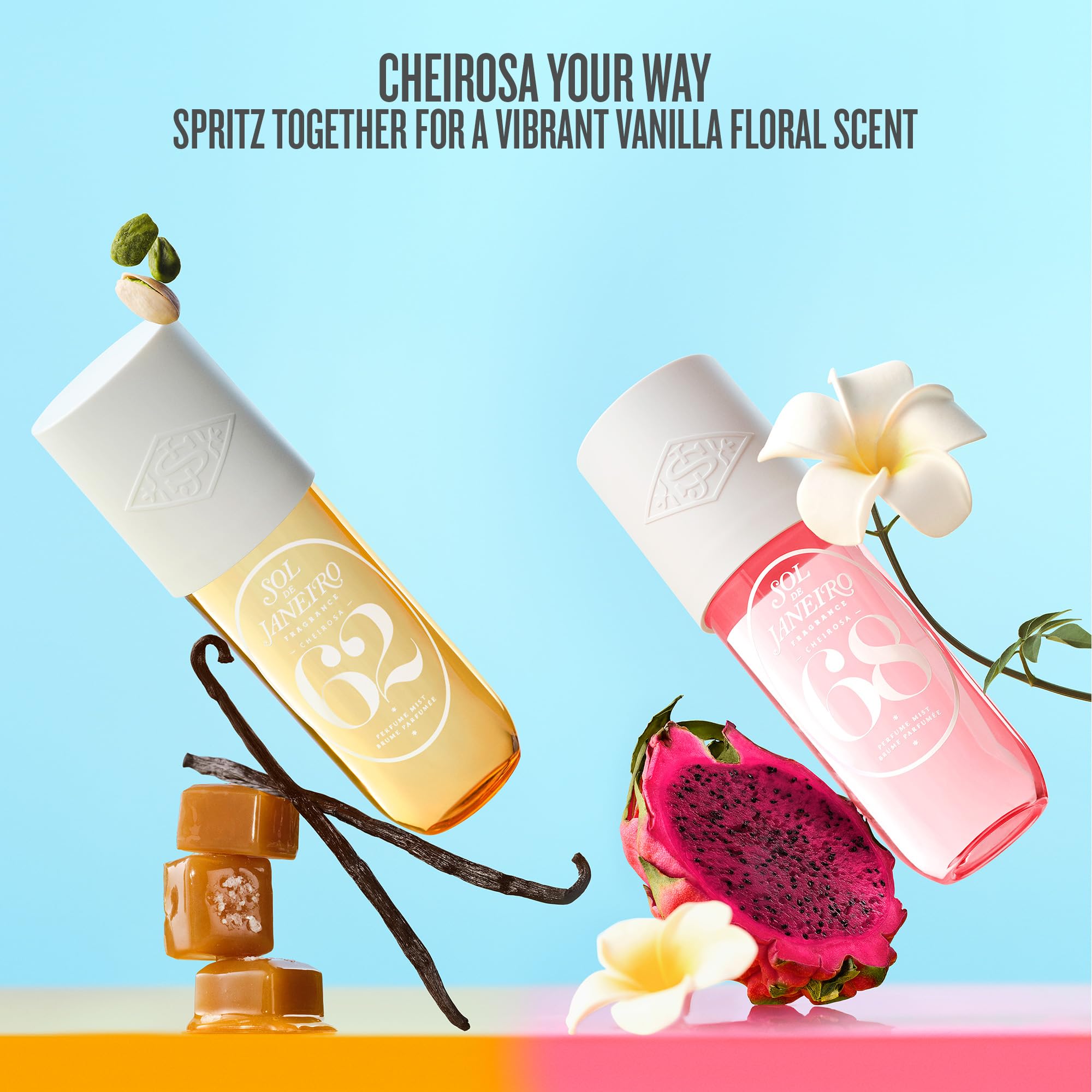 Sol de Janeiro Brazilian Crush Cheirosa 62 - Pistacho and Salted Caramel-Vanilla Perfume Mist Unisex 3 oz 🍁 All In One Marketplace Canada