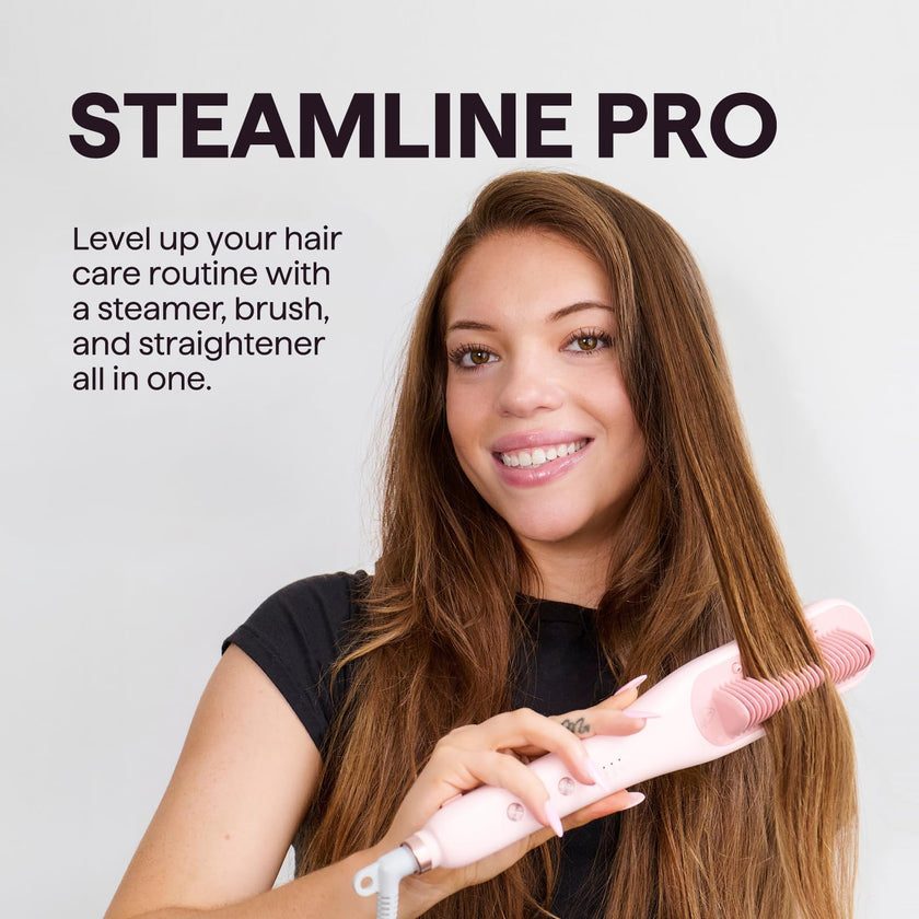Wavytalk Pro Steam Hair Straightener Brush, Steamline Pro 3 in 1 Straightening Brush, Steam Reduces Damage, Nourishes Hair, and Expedites Straightening 🍁 All In One Marketplace Canada