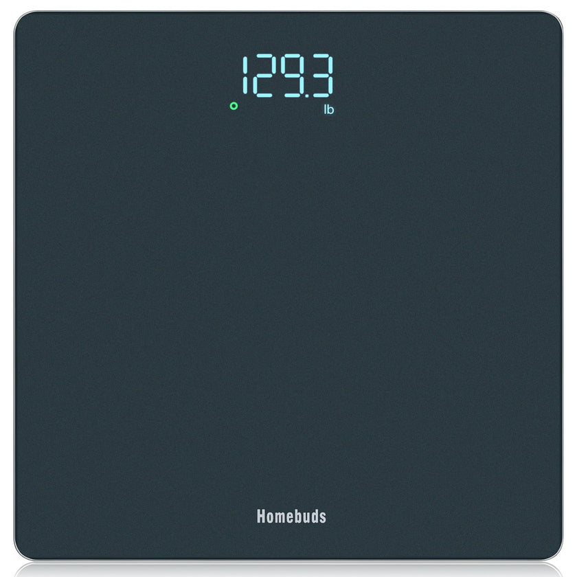 Homebuds Digital Weight Scale, High Precision in 0.1lb by Our Professional Scale Factory Since 2001, Scale Body Weight LED Display and Step-On, 3*AAA Batteries Included, 400lb/182kg, Blue 🍁 All In One Marketplace Canada