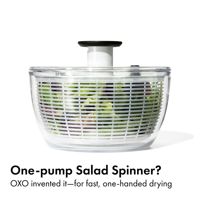 OXO Good Grips Good Grips Salad Spinner, 10.25-Inch Clear 🍁 All In One Marketplace Canada